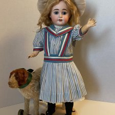 Платье для антикварной куклы по антикварному образцу