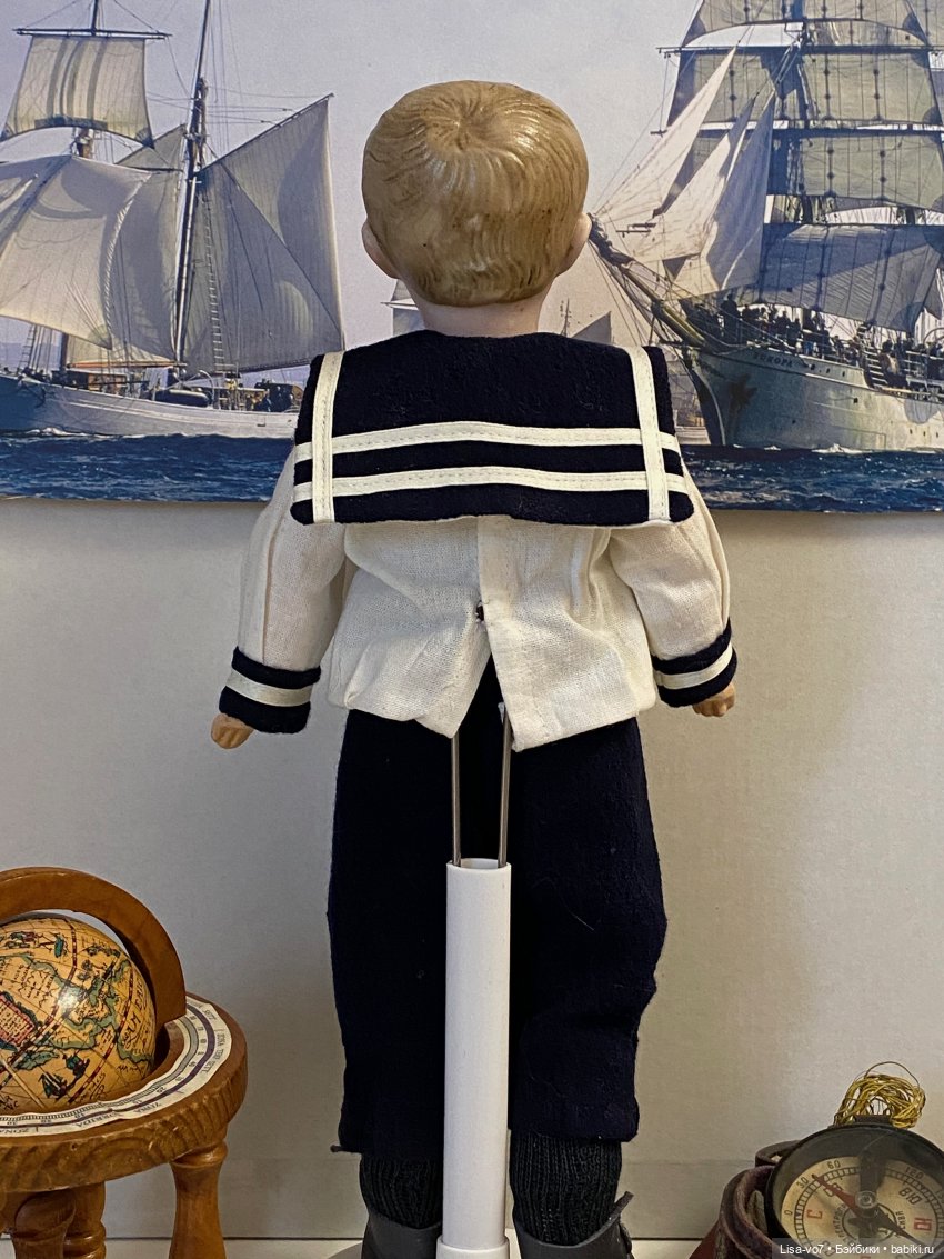 Костюм для антикварной куклы по антикварному образцу 2 (фото 3)