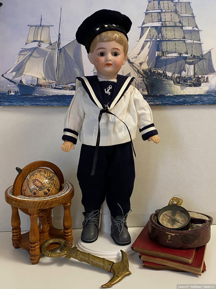 Костюм для антикварной куклы по антикварному образцу 2