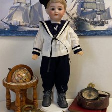 Костюм для антикварной куклы по антикварному образцу 2