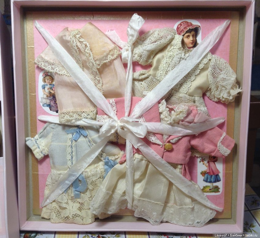 Почти француженка (Антикварная кукла с приданым)