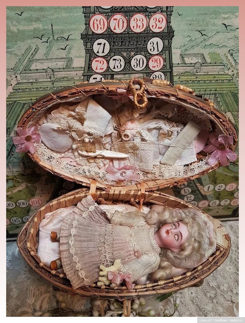 Моя первая кукольная коробочка для антикварочки