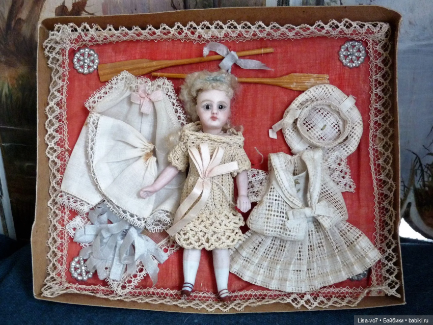 Моя первая кукольная коробочка для антикварочки