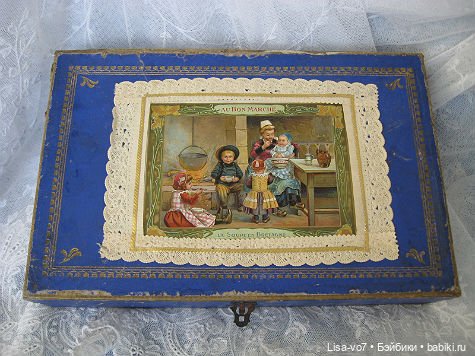 Моя первая кукольная коробочка для антикварочки