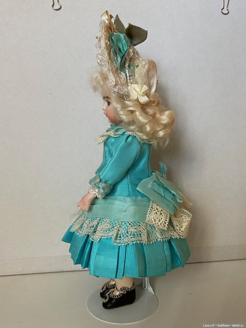 Бантик. Платье для антикварной куклы по образцу (фото 2)