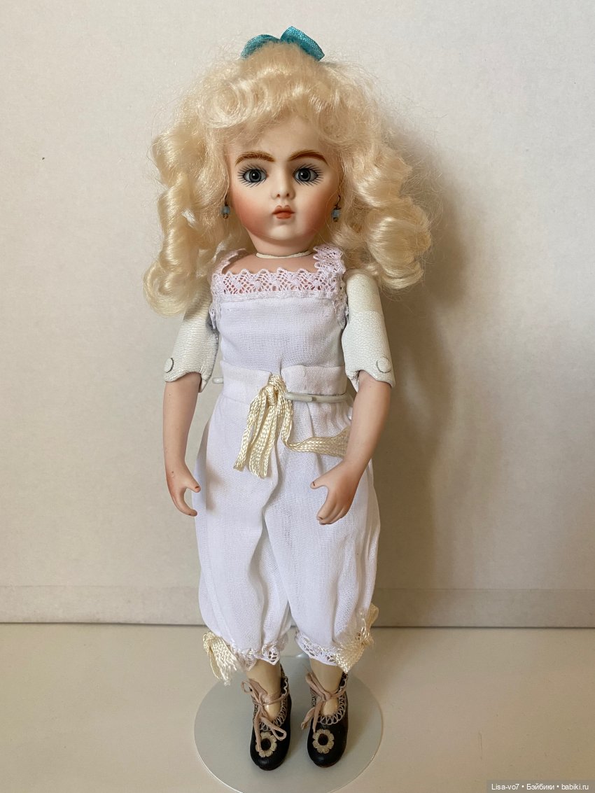 Бантик. Платье для антикварной куклы по образцу (фото 7)