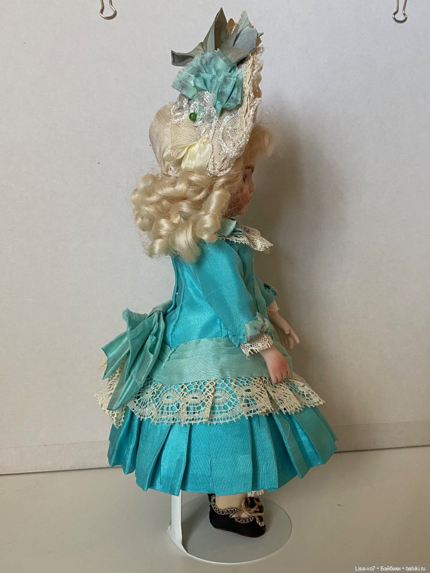 Бантик. Платье для антикварной куклы по образцу (фото 3)