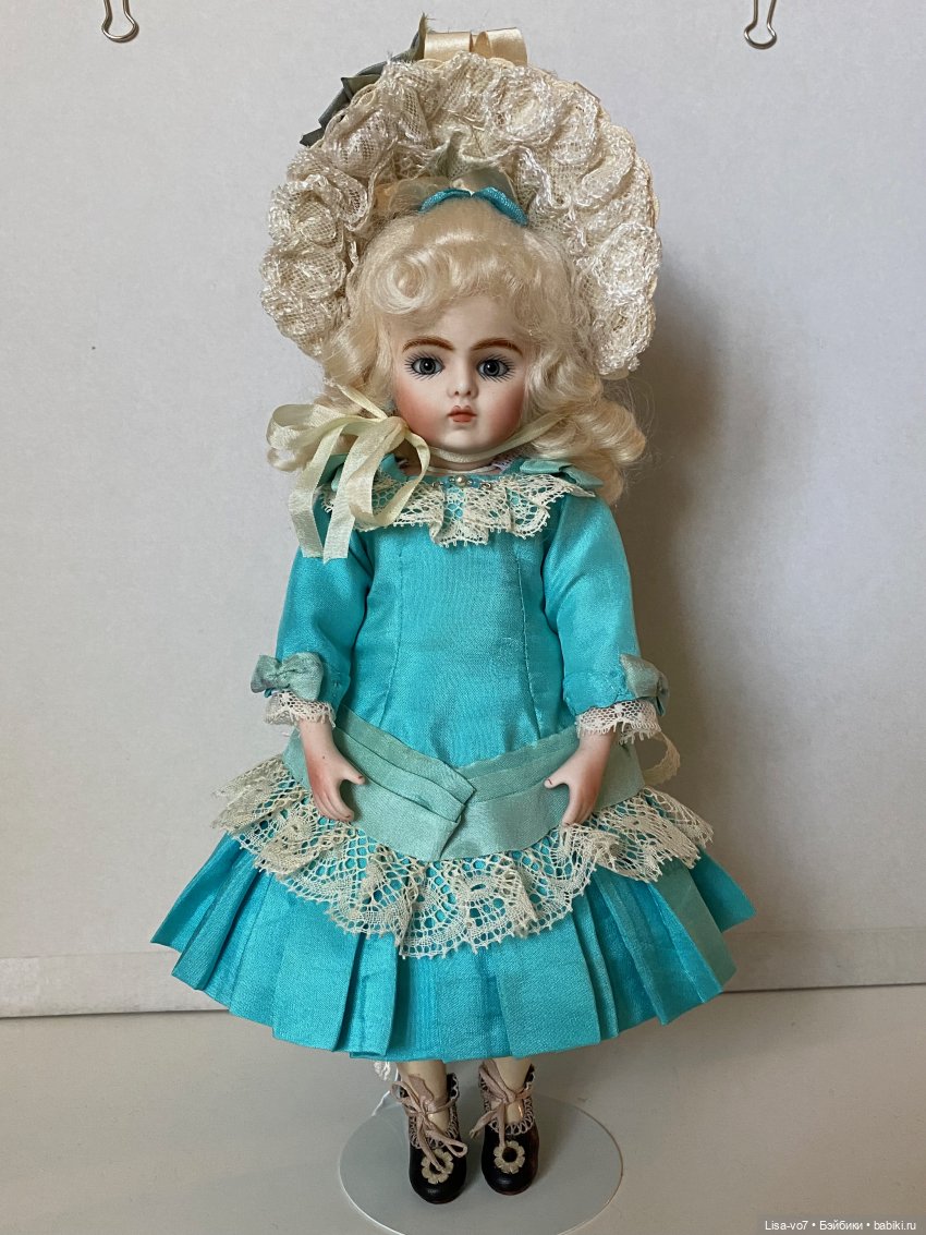 Бантик. Платье для антикварной куклы по образцу (фото 5)