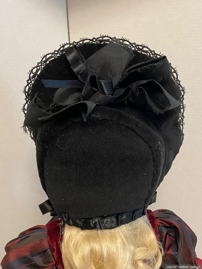 Черная шляпка — Редкие антикварные куклы и реплики: воск (фото 6)
