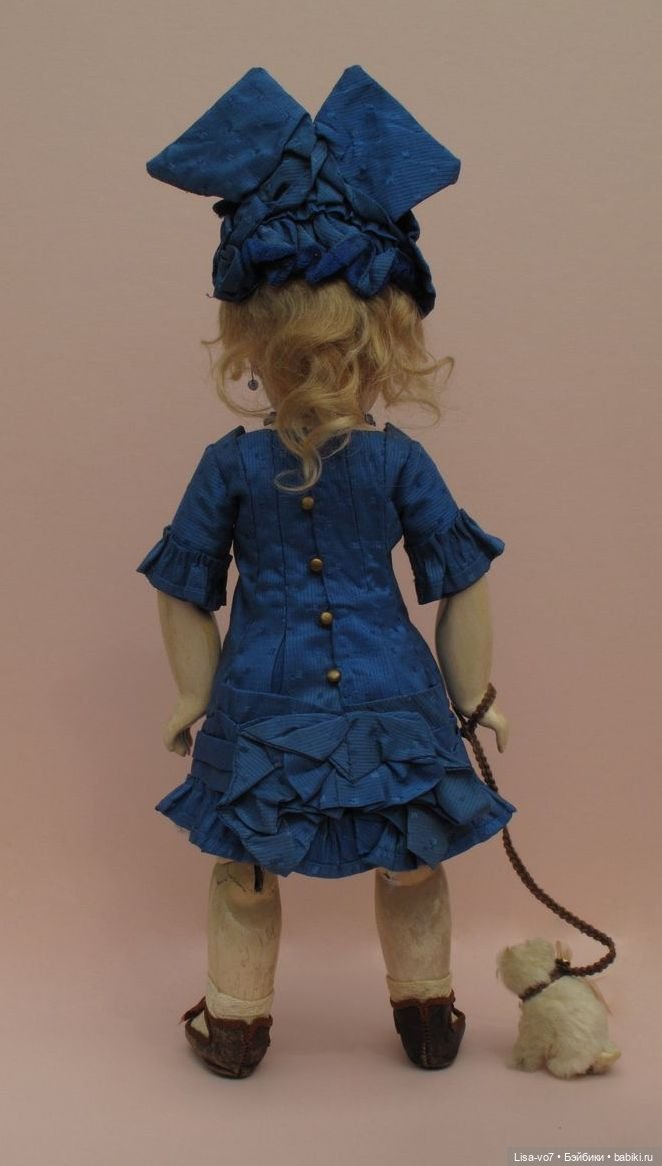 Шляпка из обрезков — Редкие антикварные куклы и реплики: воск (фото 10)