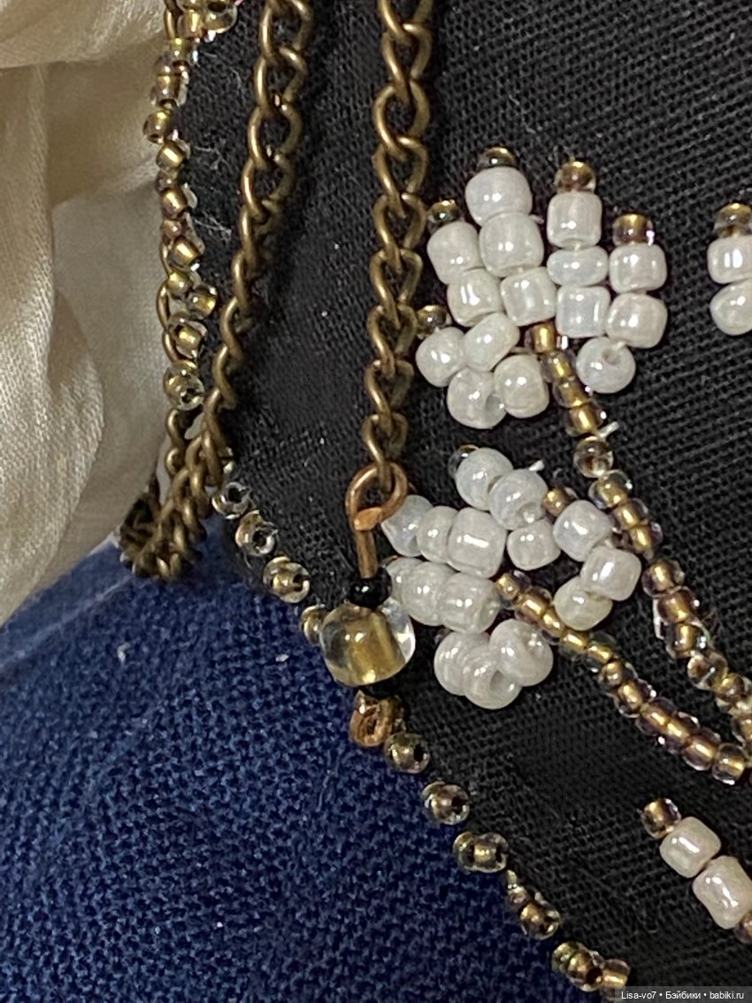 Костюм для антикварной куклы по антикварному образцу (фото 6)