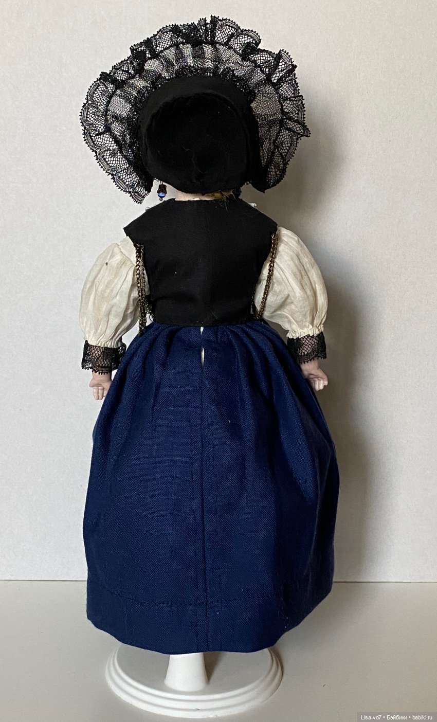 Костюм для антикварной куклы по антикварному образцу (фото 3)
