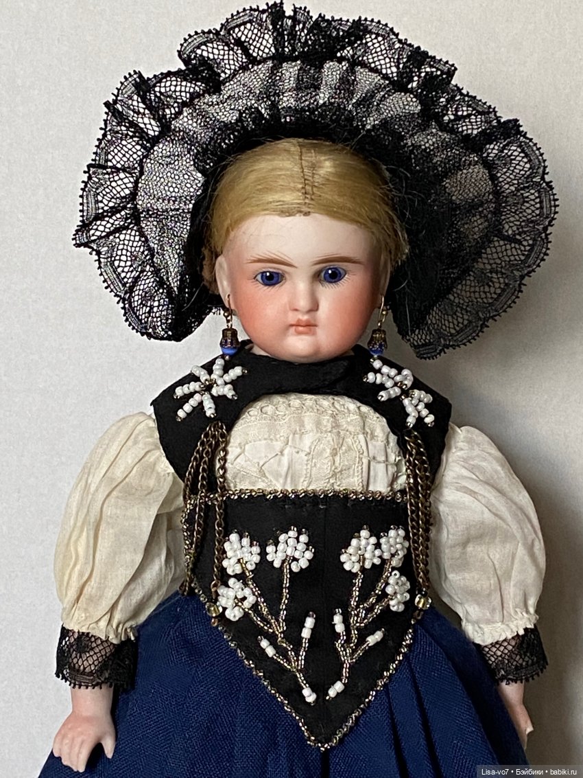 Костюм для антикварной куклы по антикварному образцу (фото 4)