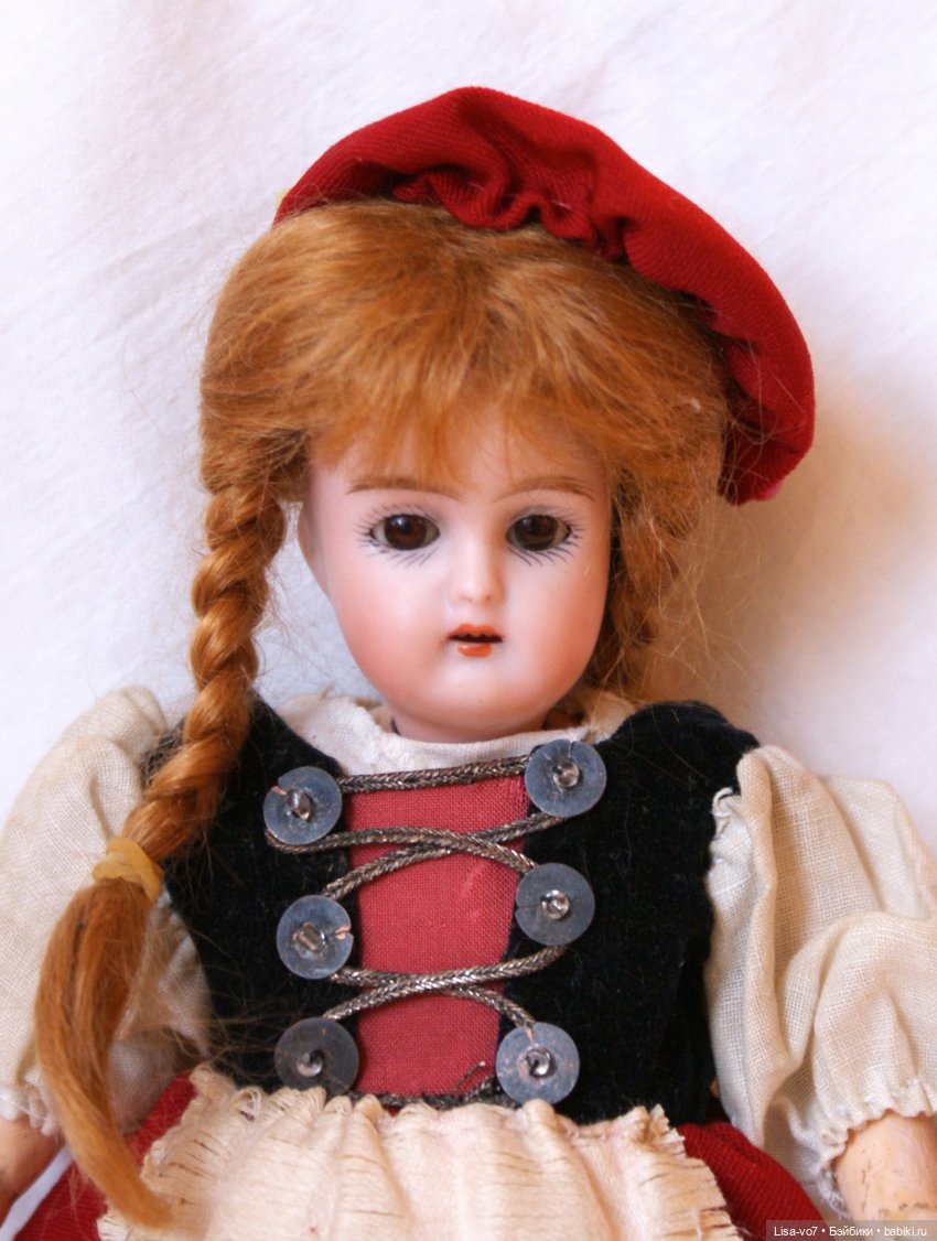 Национальный костюм для антикварной куклы. Реставрация (фото 4)