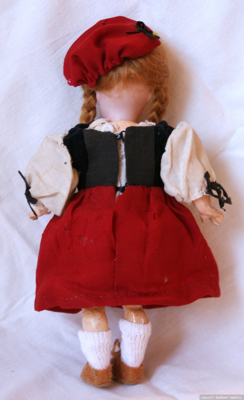 Национальный костюм для антикварной куклы. Реставрация (фото 2)