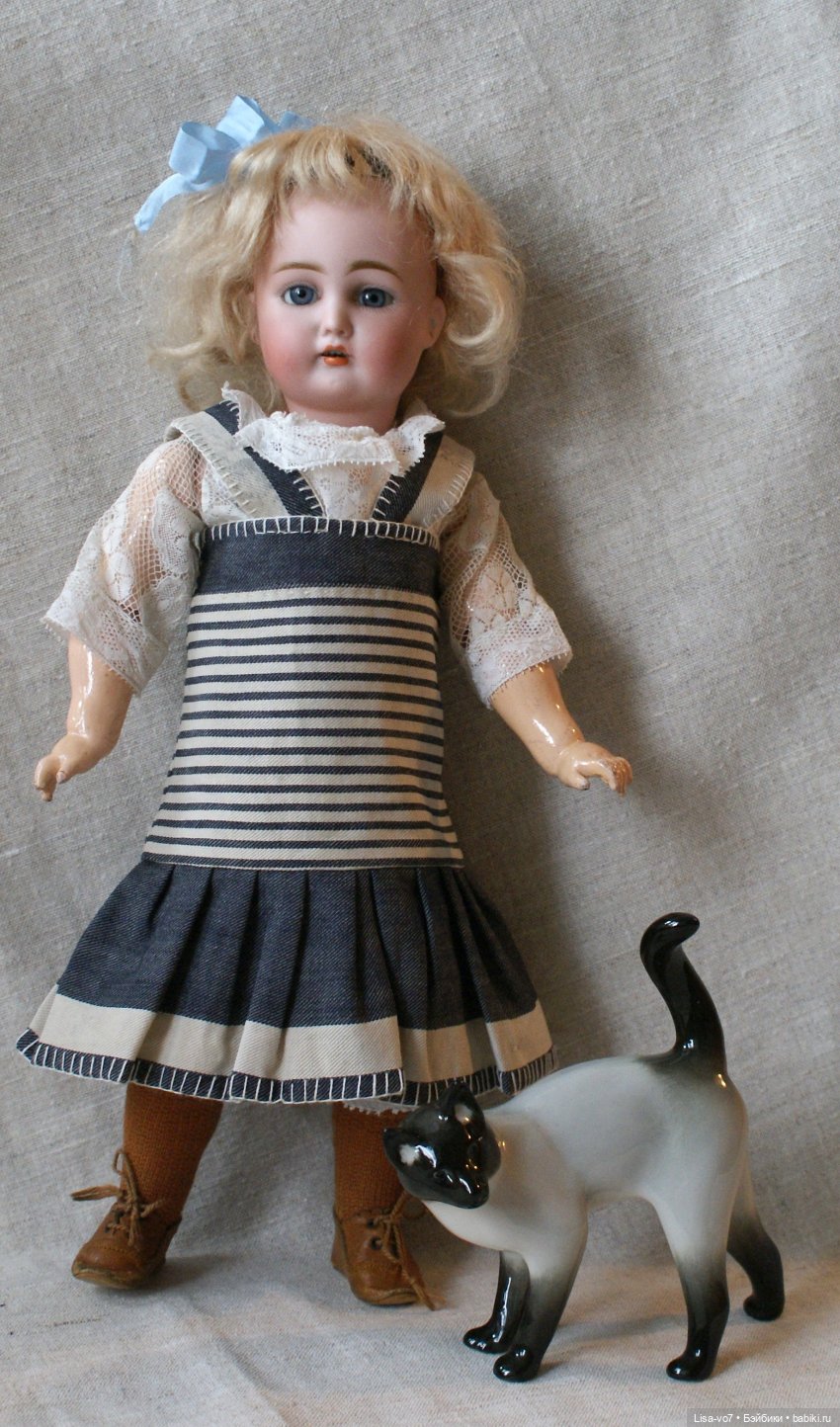 Как можно использовать для кукол не совсем "кукольный " антикварный лоскут (фото 3)