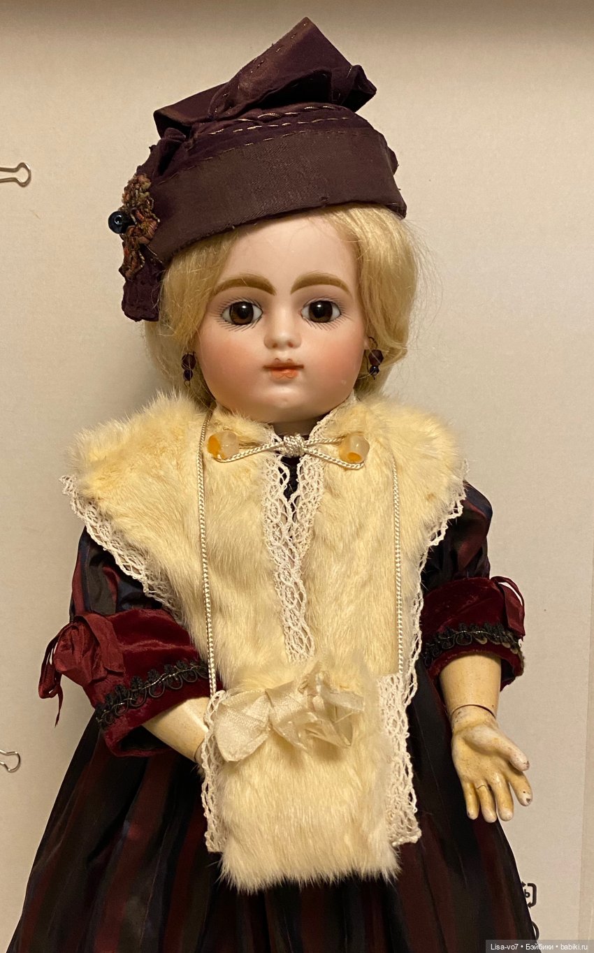 Накидка и муфта для антикварных кукол (фото 2)