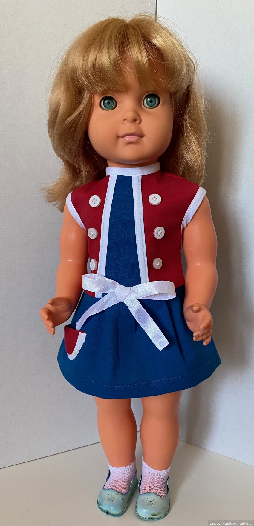 Платье для куклы ГДР — Одежда и обувь для кукол своими руками: фото (фото 3)