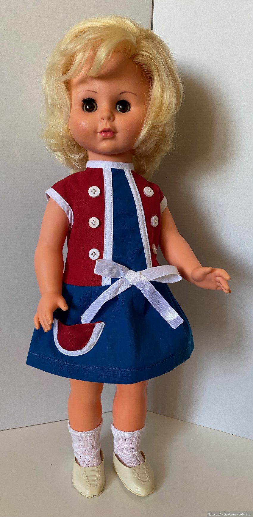 Платье для куклы ГДР — Одежда и обувь для кукол своими руками: фото (фото 5)