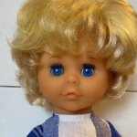 Кукла ГДР 45 см. Синеглазка.