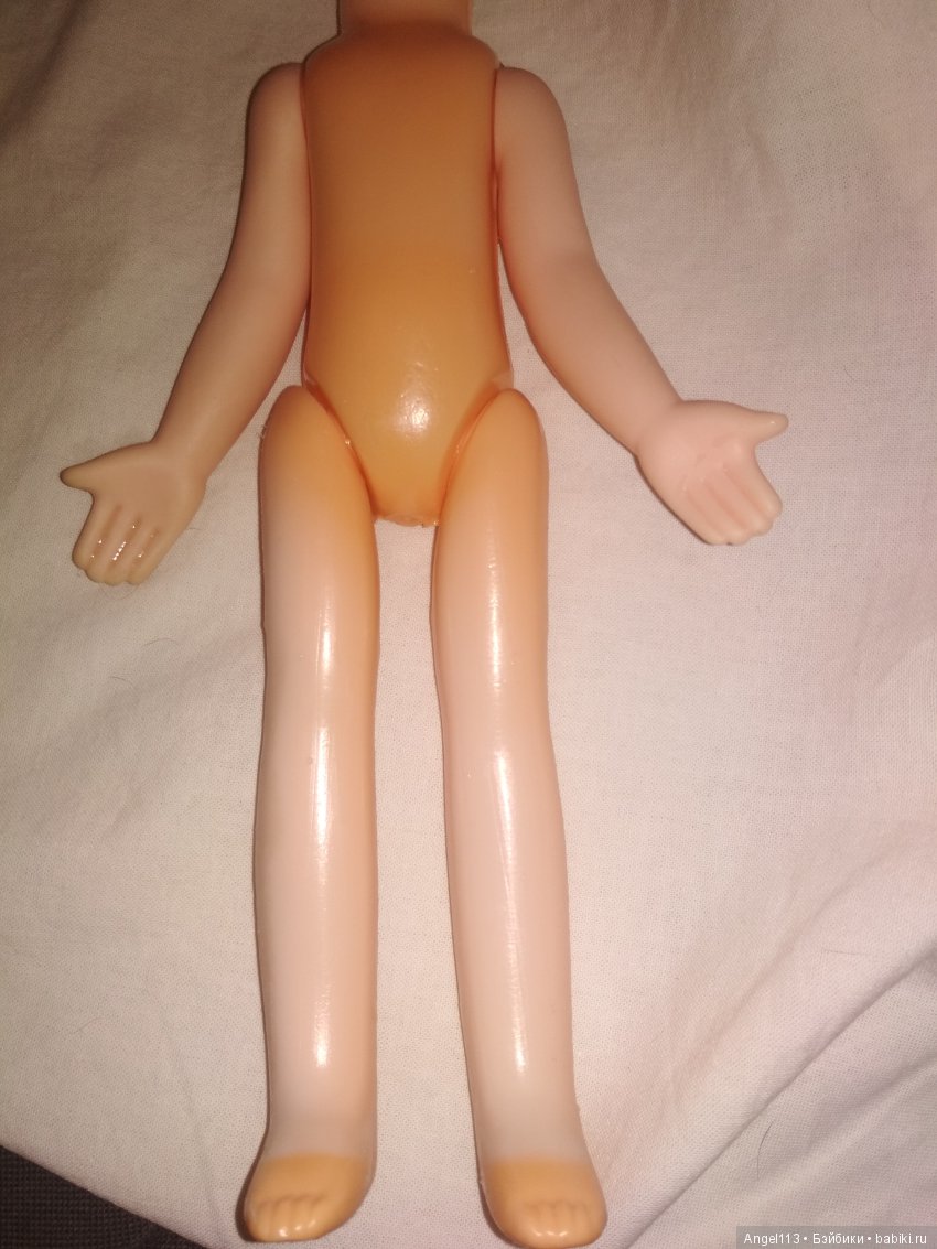 Кукла СССР Пьеро — Игрушки СССР и советского детства: резиновые (фото 3)