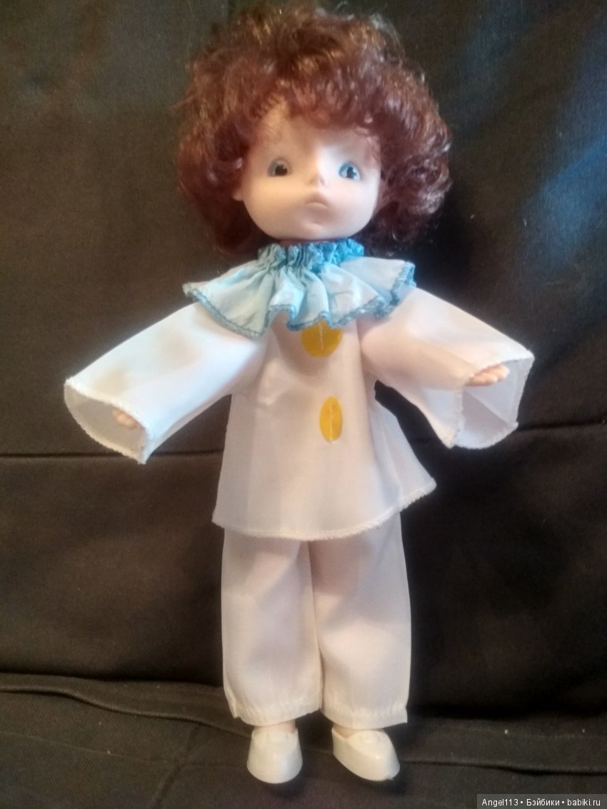 Кукла СССР Пьеро — Игрушки СССР и советского детства: резиновые (фото 8)