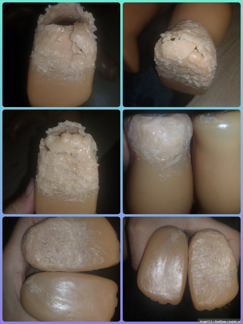 Ремонт ноги. Кукла Антошка СССР (фото 2)