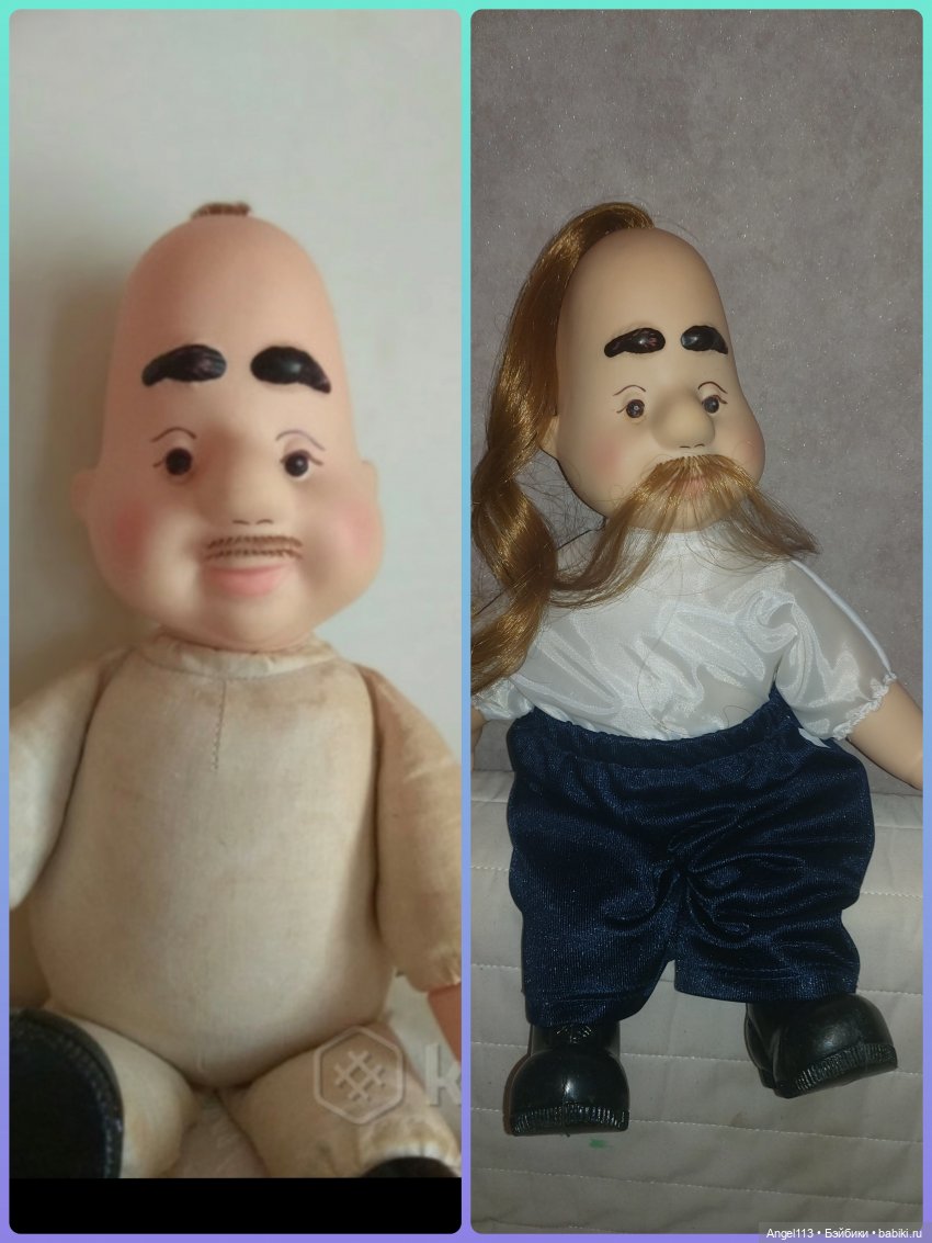 Тарас Бульба. Прошивка чуба и усов (фото 9)