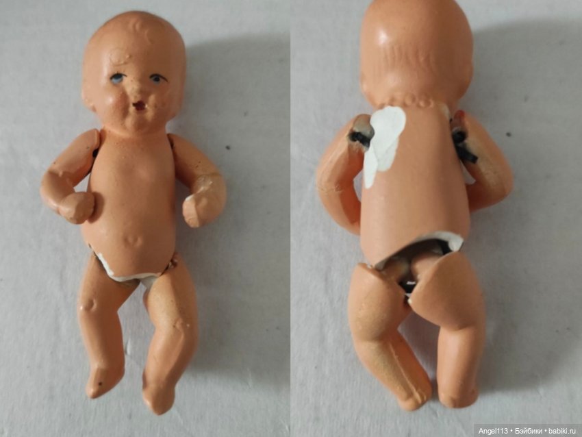 Ремонт фарфорового пупсика