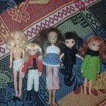 Винтажные Барби образные куколки