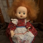 Кукла чайница винтаж