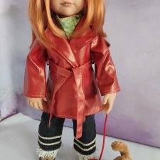 Сара с собачкой от  Готц, 2004