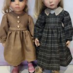 Платья с длинным рукавом для кукол Готц/Цвергназе