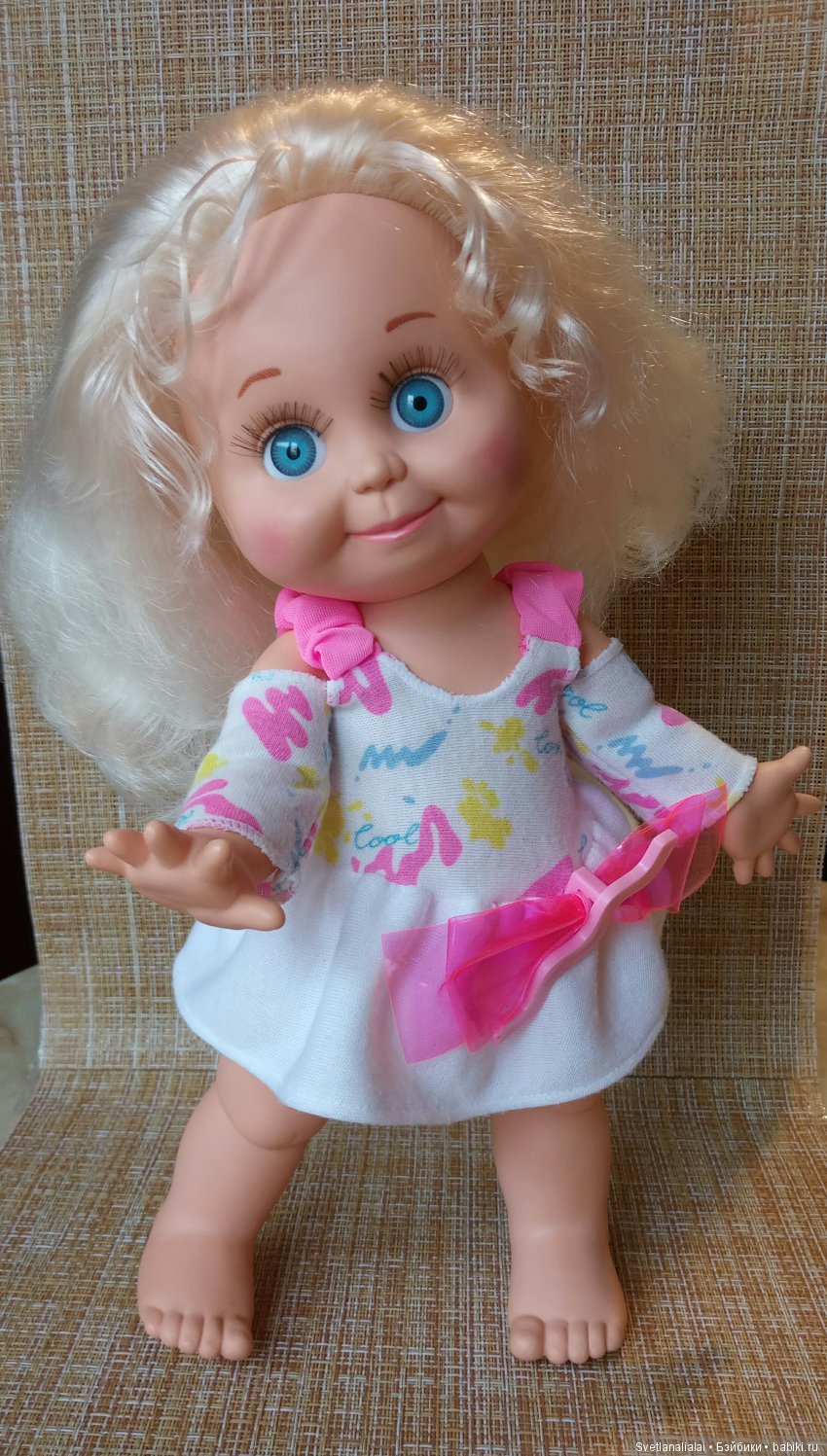 Сэнди не хочет уезжать — Куклы Galoob Baby Face (Фейсинки): винтаж 90