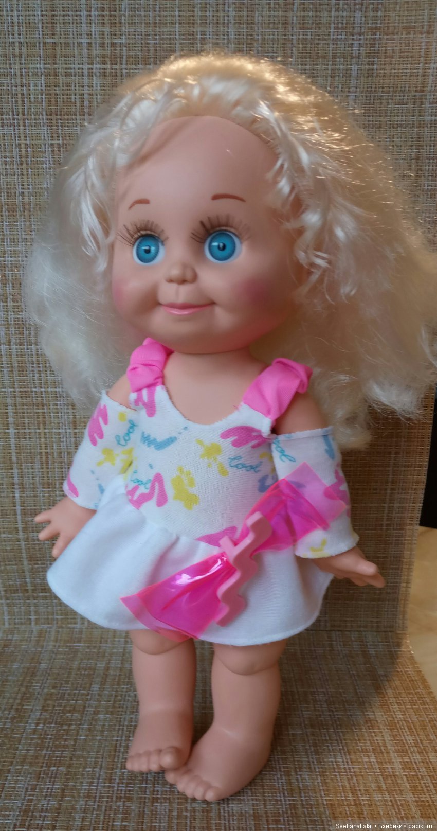 Сэнди не хочет уезжать — Куклы Galoob Baby Face (Фейсинки): винтаж 90 (фото 5)