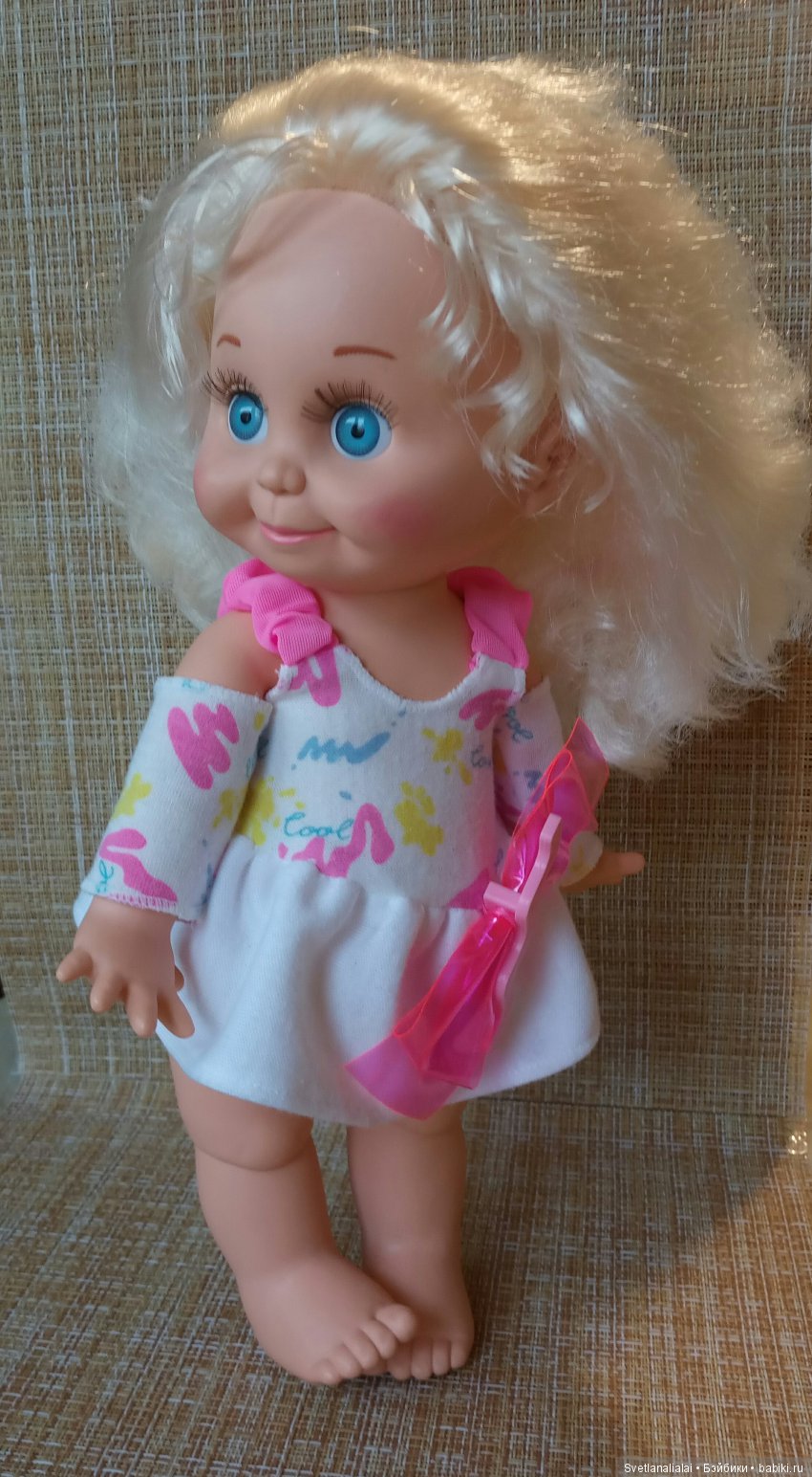 Сэнди не хочет уезжать — Куклы Galoob Baby Face (Фейсинки): винтаж 90 (фото 9)