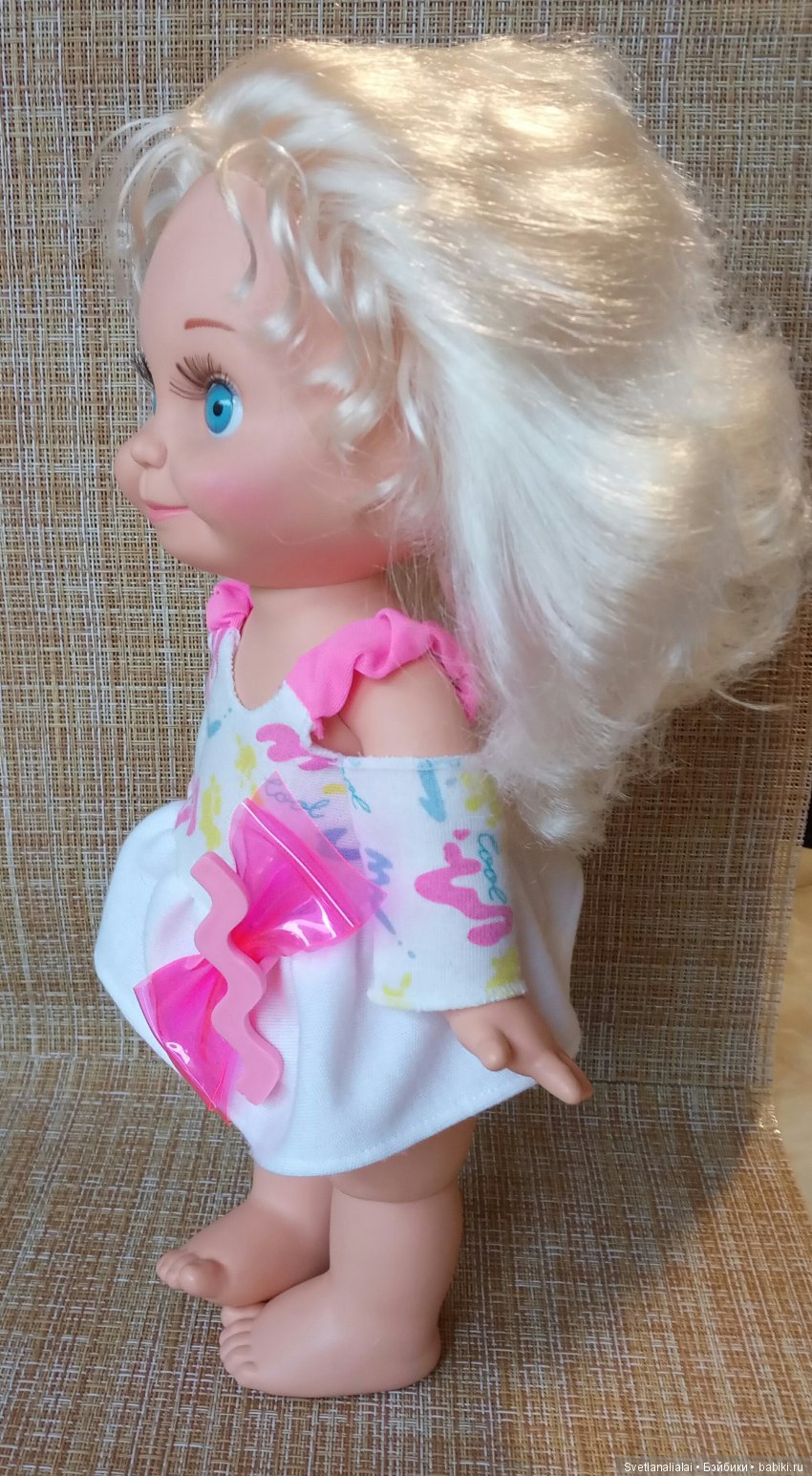 Сэнди не хочет уезжать — Куклы Galoob Baby Face (Фейсинки): винтаж 90 (фото 6)