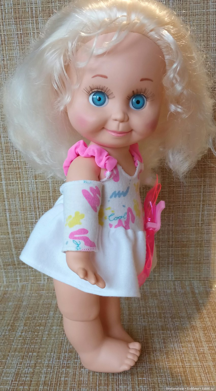 Сэнди не хочет уезжать — Куклы Galoob Baby Face (Фейсинки): винтаж 90 (фото 8)