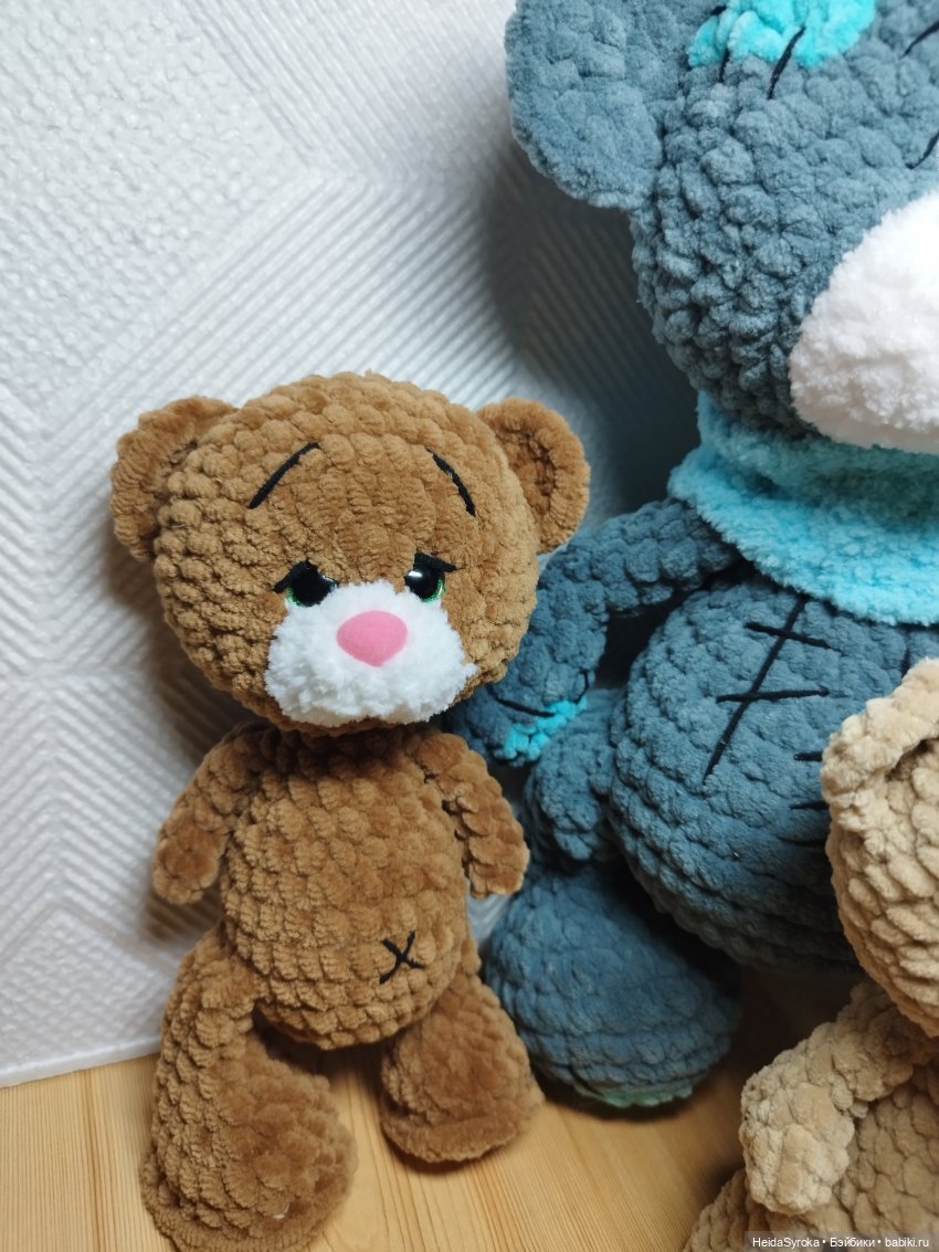 Сравнение с мишкой 32 см