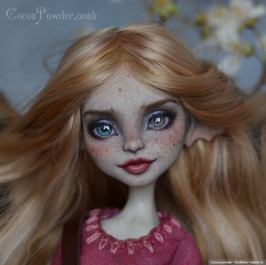 Авторский мейкап кукол - Cocoa Powder