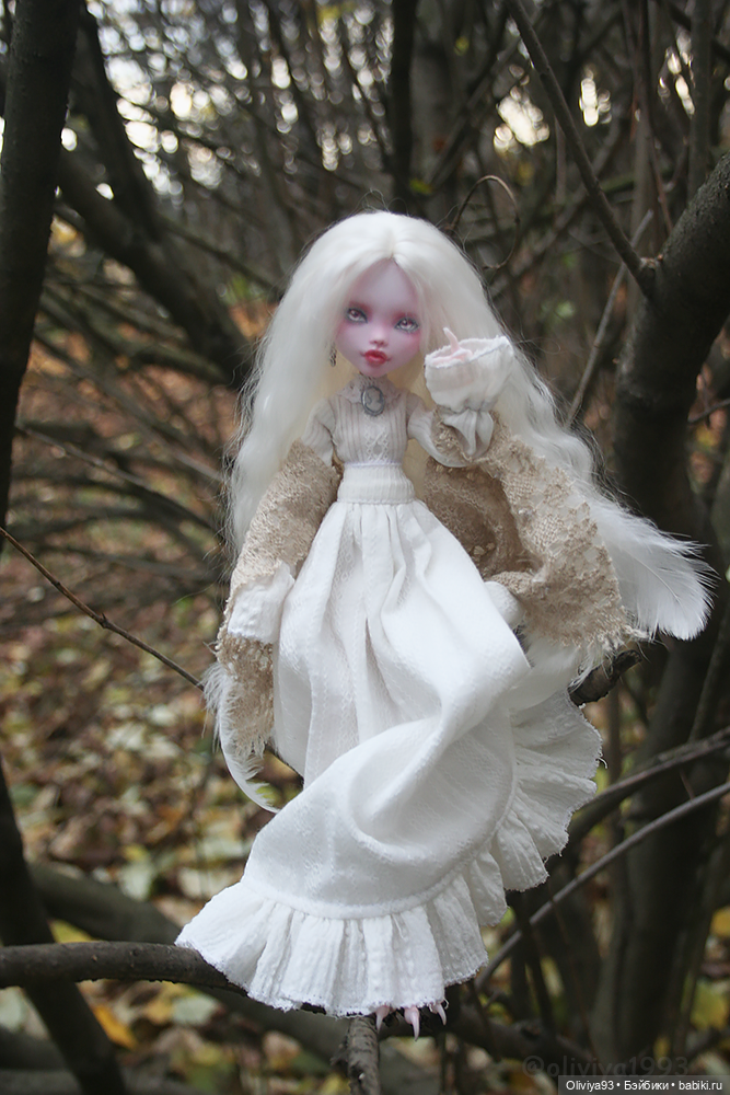 OOAK Гарпия Белая ворона (DollWorkshop)