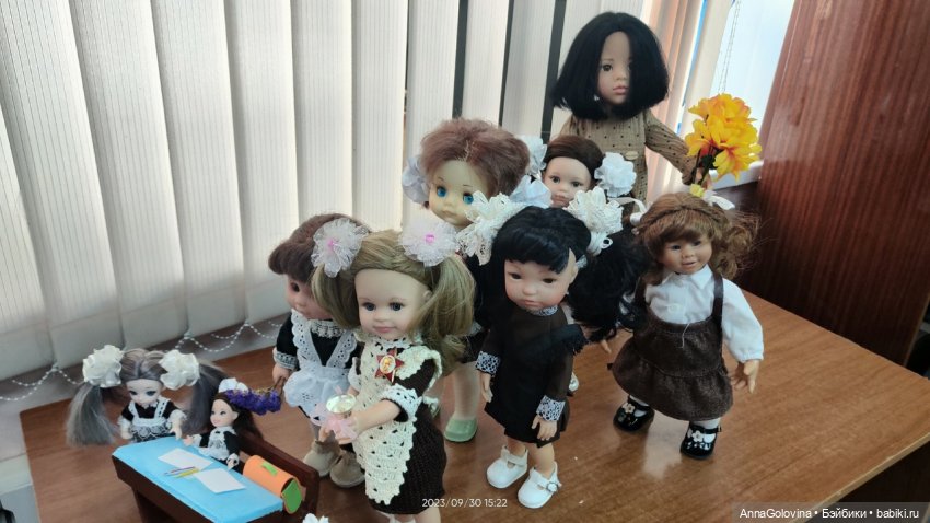 а это 1й класс, на нашей кукловстрече