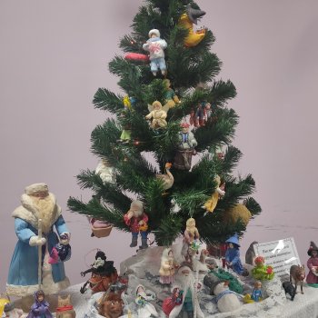 Старый Новый Год. Ватные игрушки. Саратов. Библиотека