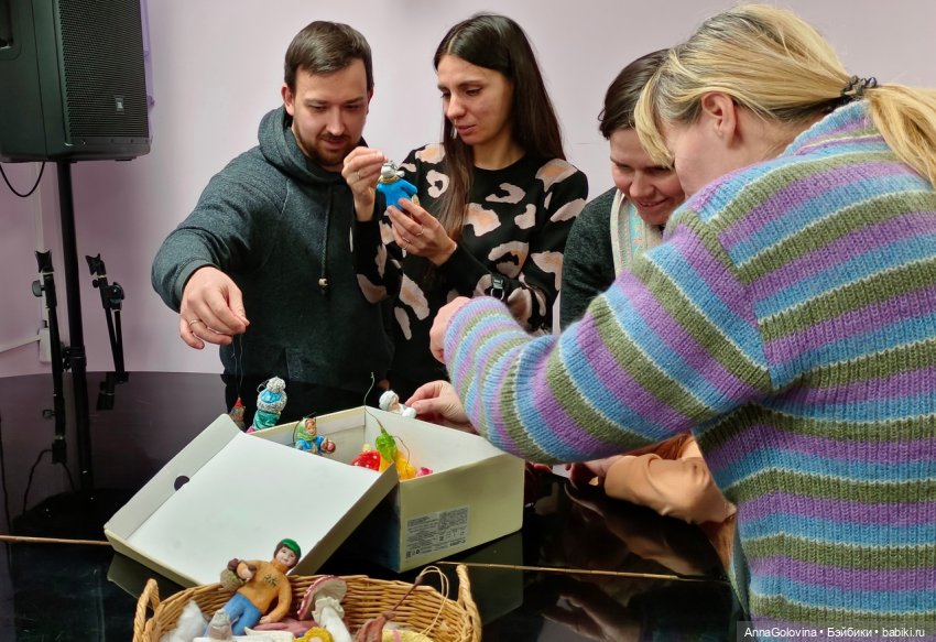 Старый Новый Год. Ватные игрушки. Саратов. Библиотека