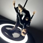 Комплект из кожи: Боди и чулки «Лошадка»