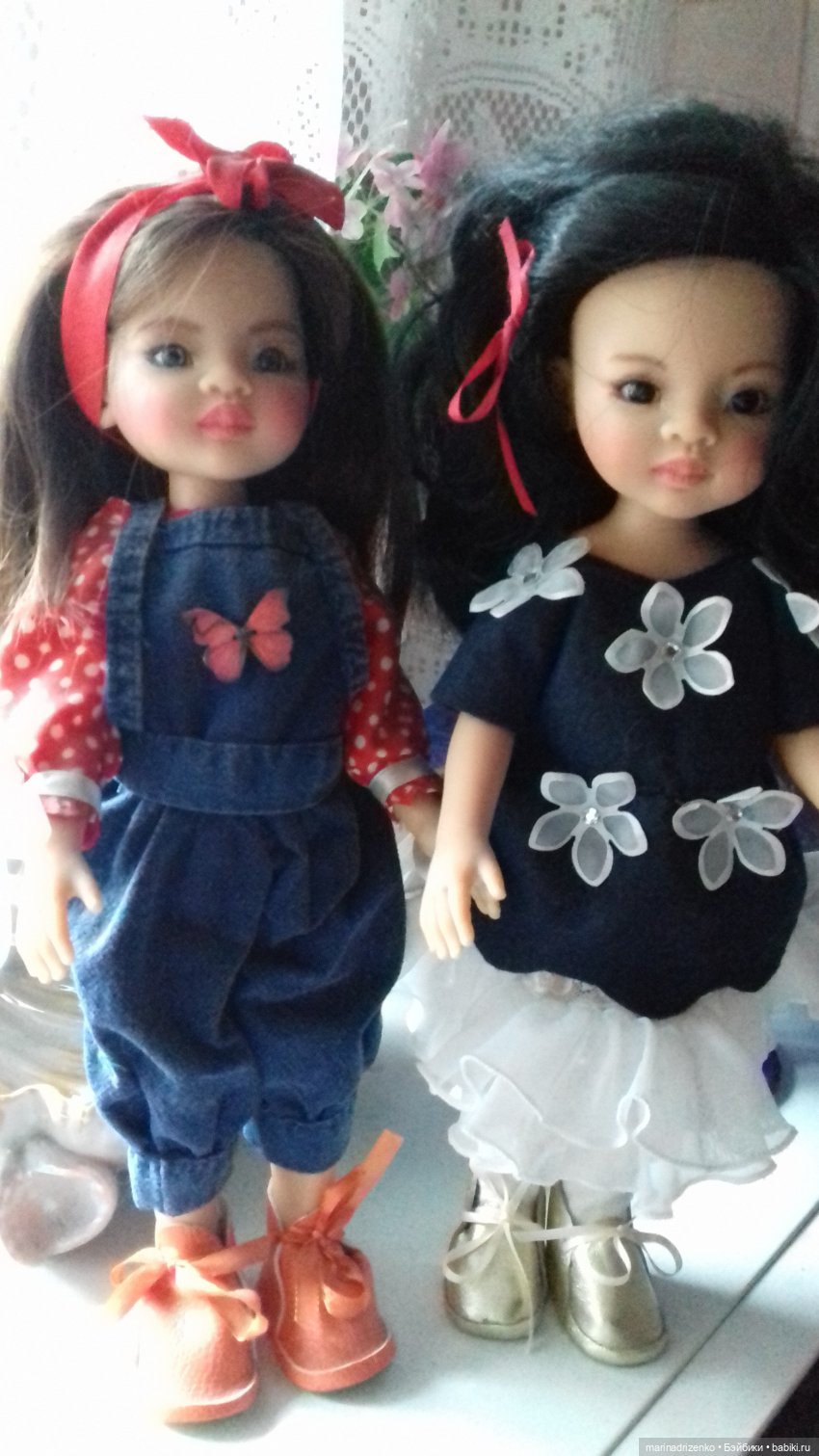 Мои  куколки  к Вам в гости тоже!  И тоже в нарядах!