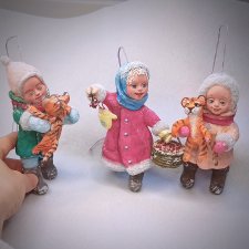 Ватная игрушка