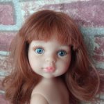 Кукла Кристи ростом 32см. с длинными волосами и  челкой  от Paola Reina