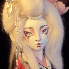 Авторская интерьерная кукла "Душа Сакуры"