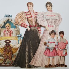 Гордость моей коллекции - Бумажные Куклы из приложения к газете "Boston Herald"